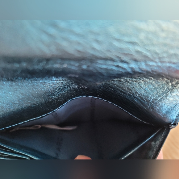 Marc by Marc Jacobs Blue Teal Leather Wallet - Picture 7 of 8